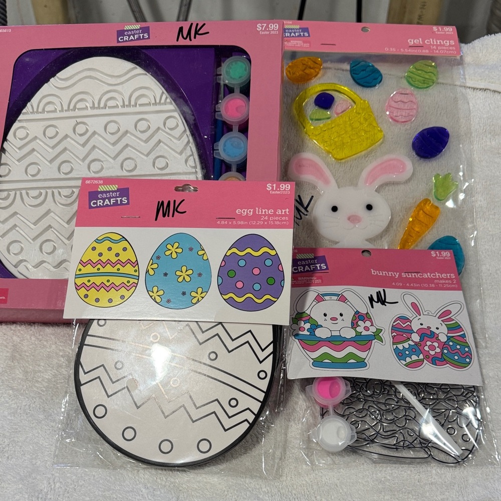 Kids Craft Set - Purple, Pink, Blue
